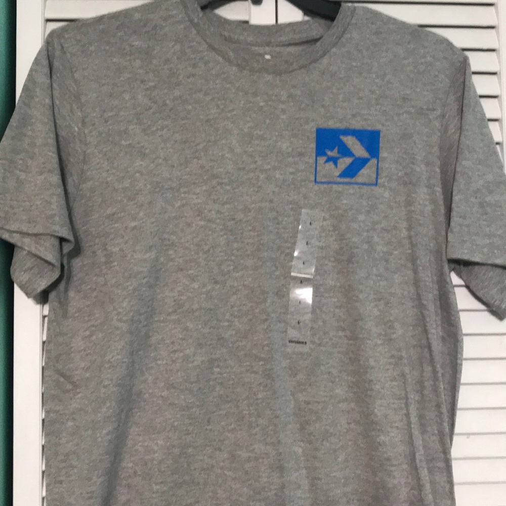 Brand new with tags grey converse shirt